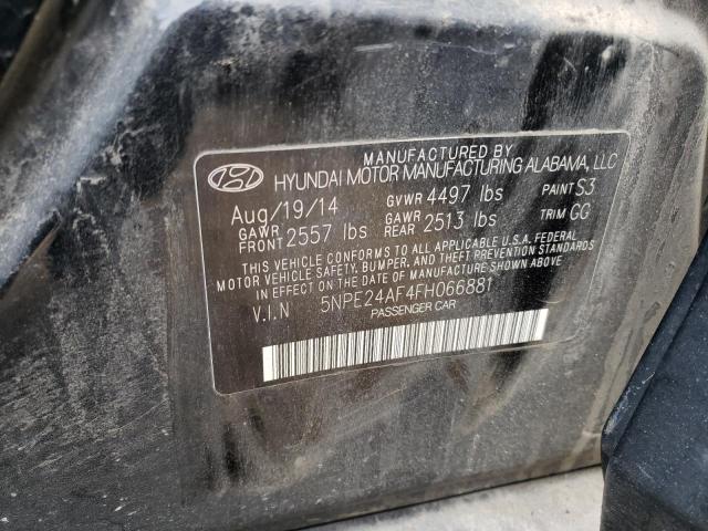 Photo 9 VIN: 5NPE24AF4FH066881 - HYUNDAI SONATA SE 