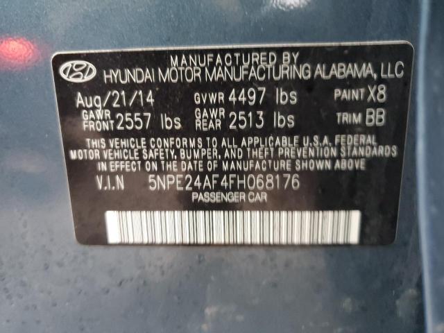 Photo 11 VIN: 5NPE24AF4FH068176 - HYUNDAI SONATA 