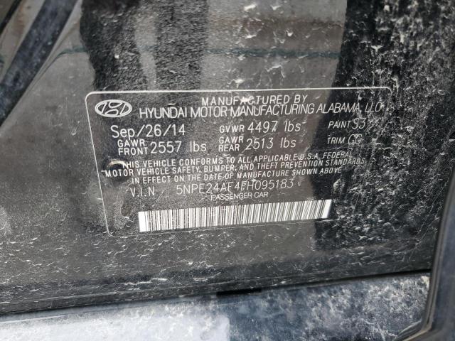 Photo 11 VIN: 5NPE24AF4FH095183 - HYUNDAI SONATA 