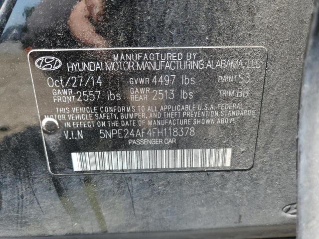 Photo 11 VIN: 5NPE24AF4FH118378 - HYUNDAI SONATA SE 