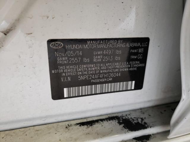 Photo 9 VIN: 5NPE24AF4FH126044 - HYUNDAI SONATA SE 