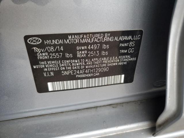 Photo 11 VIN: 5NPE24AF4FH129090 - HYUNDAI SONATA SE 