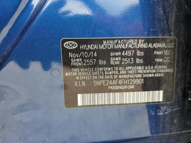 Photo 11 VIN: 5NPE24AF4FH129901 - HYUNDAI SONATA SE 