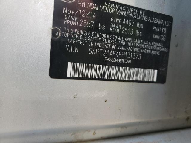 Photo 9 VIN: 5NPE24AF4FH131373 - HYUNDAI SONATA SE 