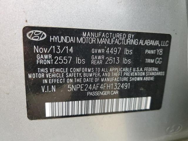 Photo 11 VIN: 5NPE24AF4FH132491 - HYUNDAI SONATA SE 