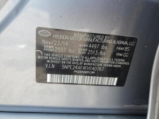 Photo 11 VIN: 5NPE24AF4FH140767 - HYUNDAI SONATA 