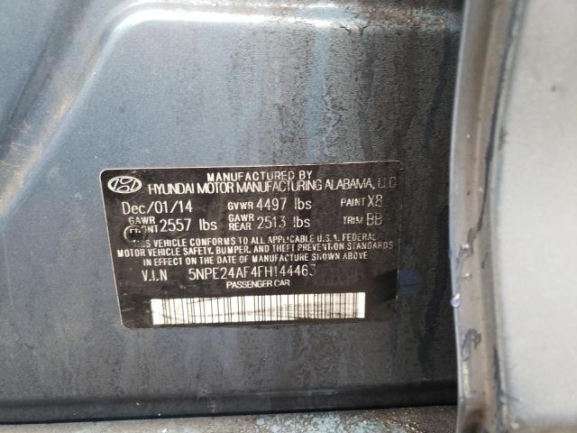 Photo 9 VIN: 5NPE24AF4FH144463 - HYUNDAI SONATA SE 