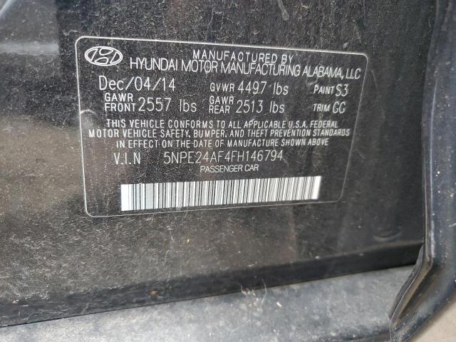 Photo 11 VIN: 5NPE24AF4FH146794 - HYUNDAI SONATA SE 