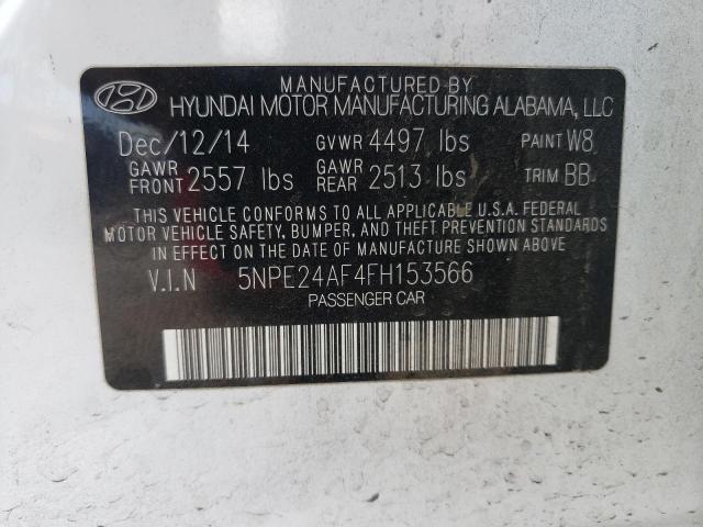 Photo 9 VIN: 5NPE24AF4FH153566 - HYUNDAI SONATA SE 