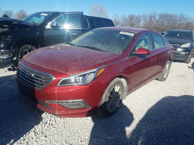 Photo 1 VIN: 5NPE24AF4FH156466 - HYUNDAI SONATA SE 