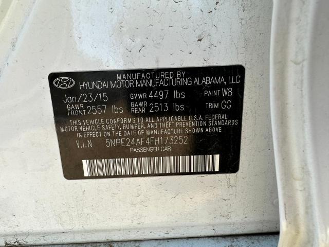 Photo 9 VIN: 5NPE24AF4FH173252 - HYUNDAI SONATA 