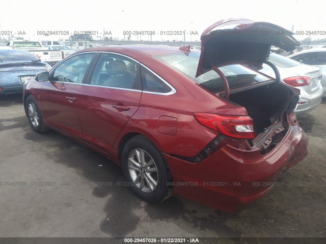 Photo 2 VIN: 5NPE24AF4FH173445 - HYUNDAI SONATA 