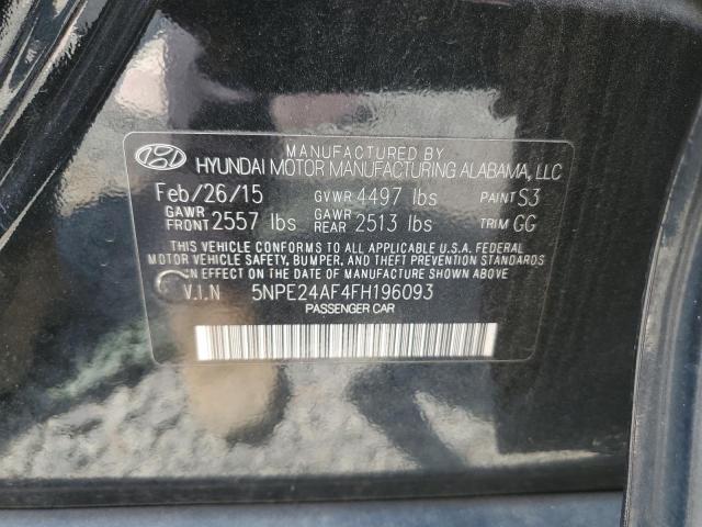 Photo 12 VIN: 5NPE24AF4FH196093 - HYUNDAI SONATA SE 