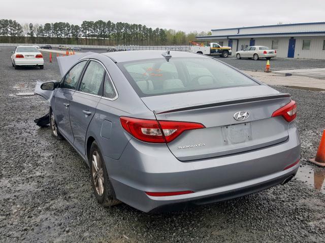 Photo 2 VIN: 5NPE24AF4FH214298 - HYUNDAI SONATA SE 