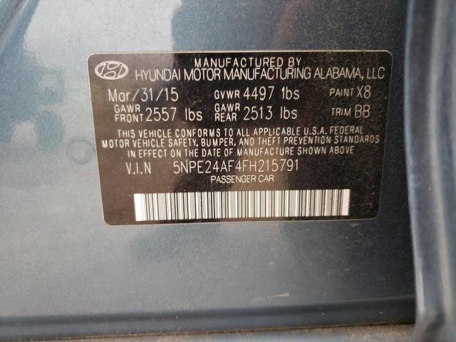 Photo 11 VIN: 5NPE24AF4FH215791 - HYUNDAI SONATA 