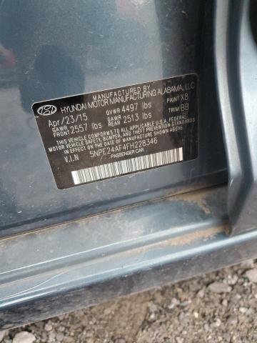 Photo 11 VIN: 5NPE24AF4FH228346 - HYUNDAI SONATA SE 