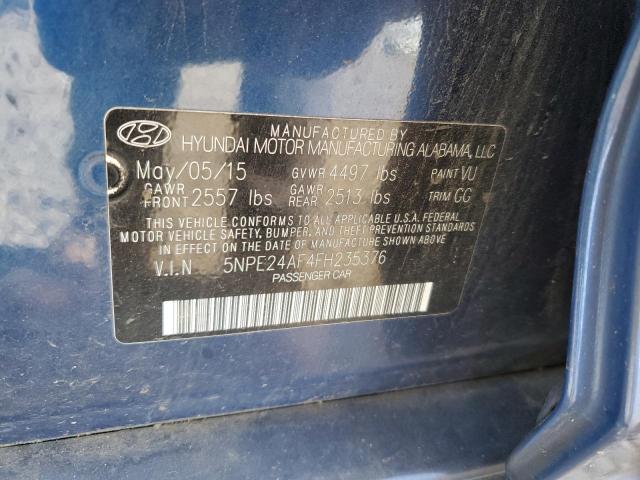 Photo 11 VIN: 5NPE24AF4FH235376 - HYUNDAI SONATA SE 