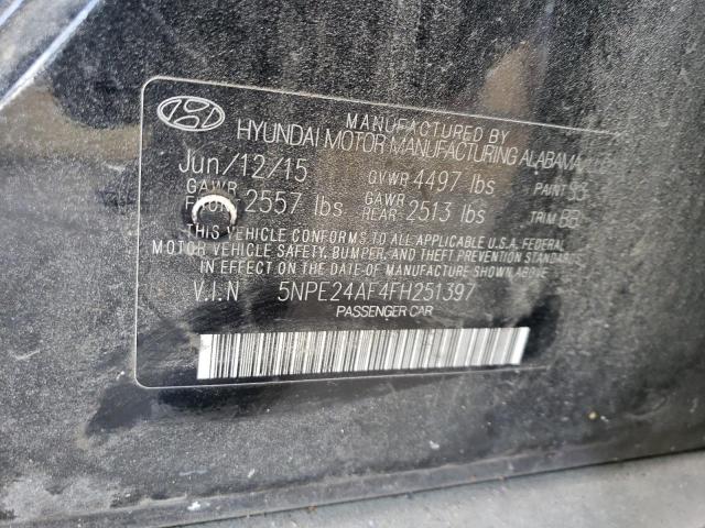 Photo 11 VIN: 5NPE24AF4FH251397 - HYUNDAI SONATA SE 