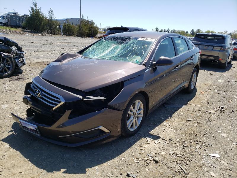 Photo 1 VIN: 5NPE24AF4GH275670 - HYUNDAI SONATA SE 