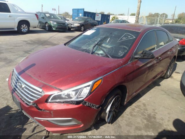 Photo 1 VIN: 5NPE24AF4GH278942 - HYUNDAI SONATA 