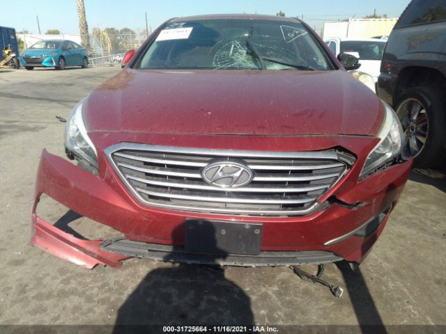 Photo 5 VIN: 5NPE24AF4GH278942 - HYUNDAI SONATA 