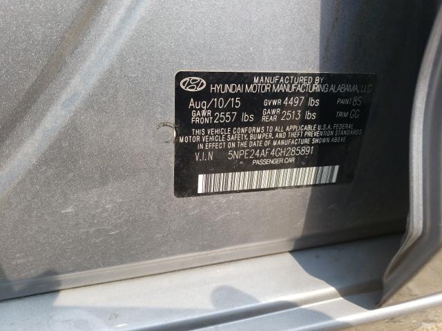 Photo 9 VIN: 5NPE24AF4GH285891 - HYUNDAI SONATA SE 