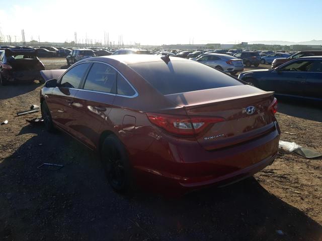 Photo 2 VIN: 5NPE24AF4GH324298 - HYUNDAI SONATA SE 