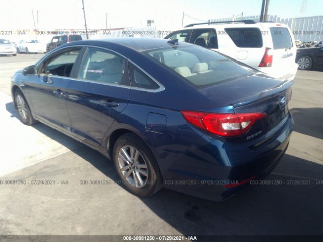 Photo 2 VIN: 5NPE24AF4GH327184 - HYUNDAI SONATA 