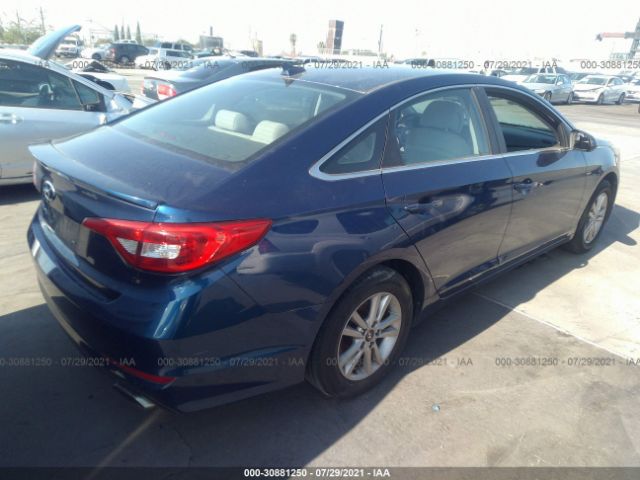 Photo 3 VIN: 5NPE24AF4GH327184 - HYUNDAI SONATA 