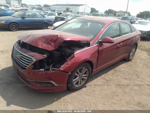 Photo 1 VIN: 5NPE24AF4GH328500 - HYUNDAI SONATA 