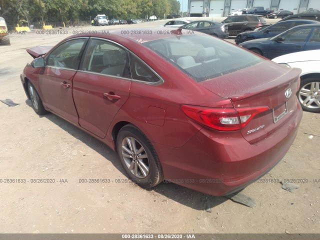 Photo 2 VIN: 5NPE24AF4GH328500 - HYUNDAI SONATA 