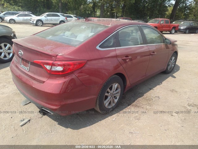 Photo 3 VIN: 5NPE24AF4GH328500 - HYUNDAI SONATA 