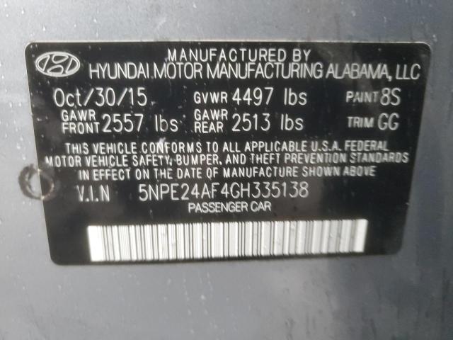 Photo 11 VIN: 5NPE24AF4GH335138 - HYUNDAI SONATA SE 