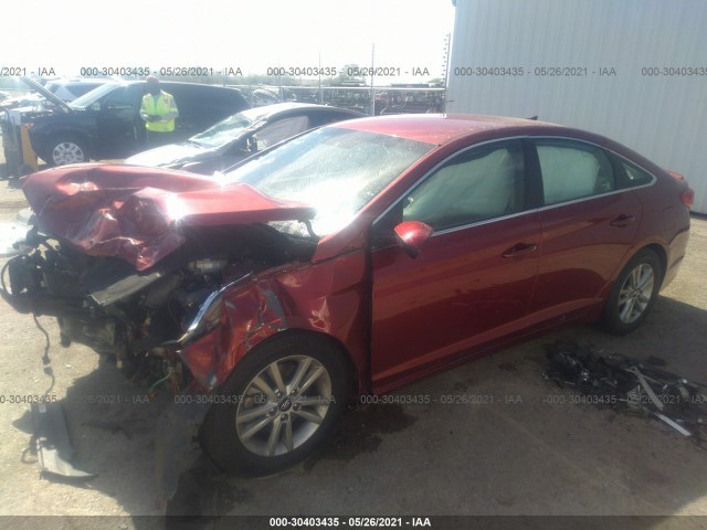 Photo 1 VIN: 5NPE24AF4GH343918 - HYUNDAI SONATA 