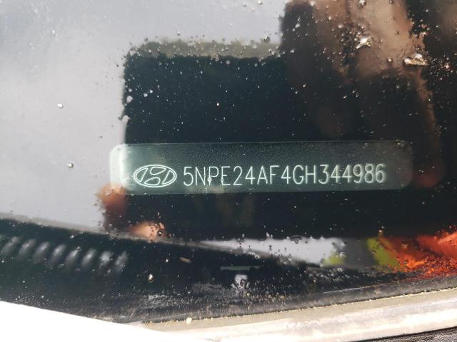 Photo 11 VIN: 5NPE24AF4GH344986 - HYUNDAI SONATA 