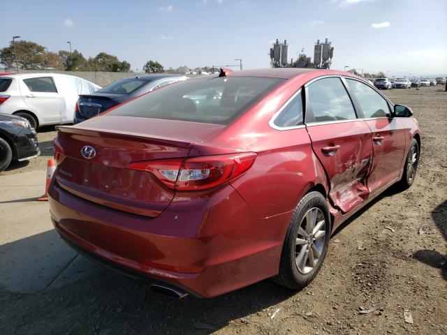 Photo 3 VIN: 5NPE24AF4GH368950 - HYUNDAI SONATA SE 