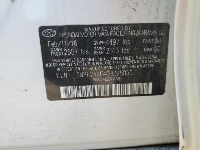 Photo 12 VIN: 5NPE24AF4GH395050 - HYUNDAI SONATA SE 