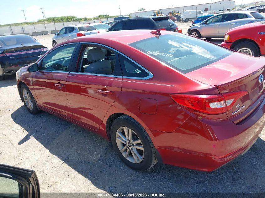 Photo 2 VIN: 5NPE24AF4GH404801 - HYUNDAI SONATA 