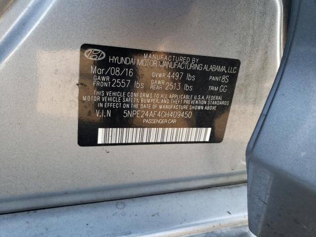 Photo 9 VIN: 5NPE24AF4GH409450 - HYUNDAI SONATA SE 