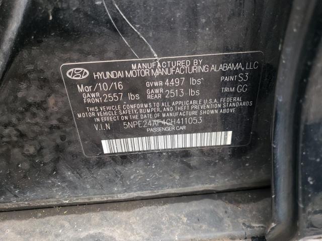 Photo 11 VIN: 5NPE24AF4GH411053 - HYUNDAI SONATA SE 