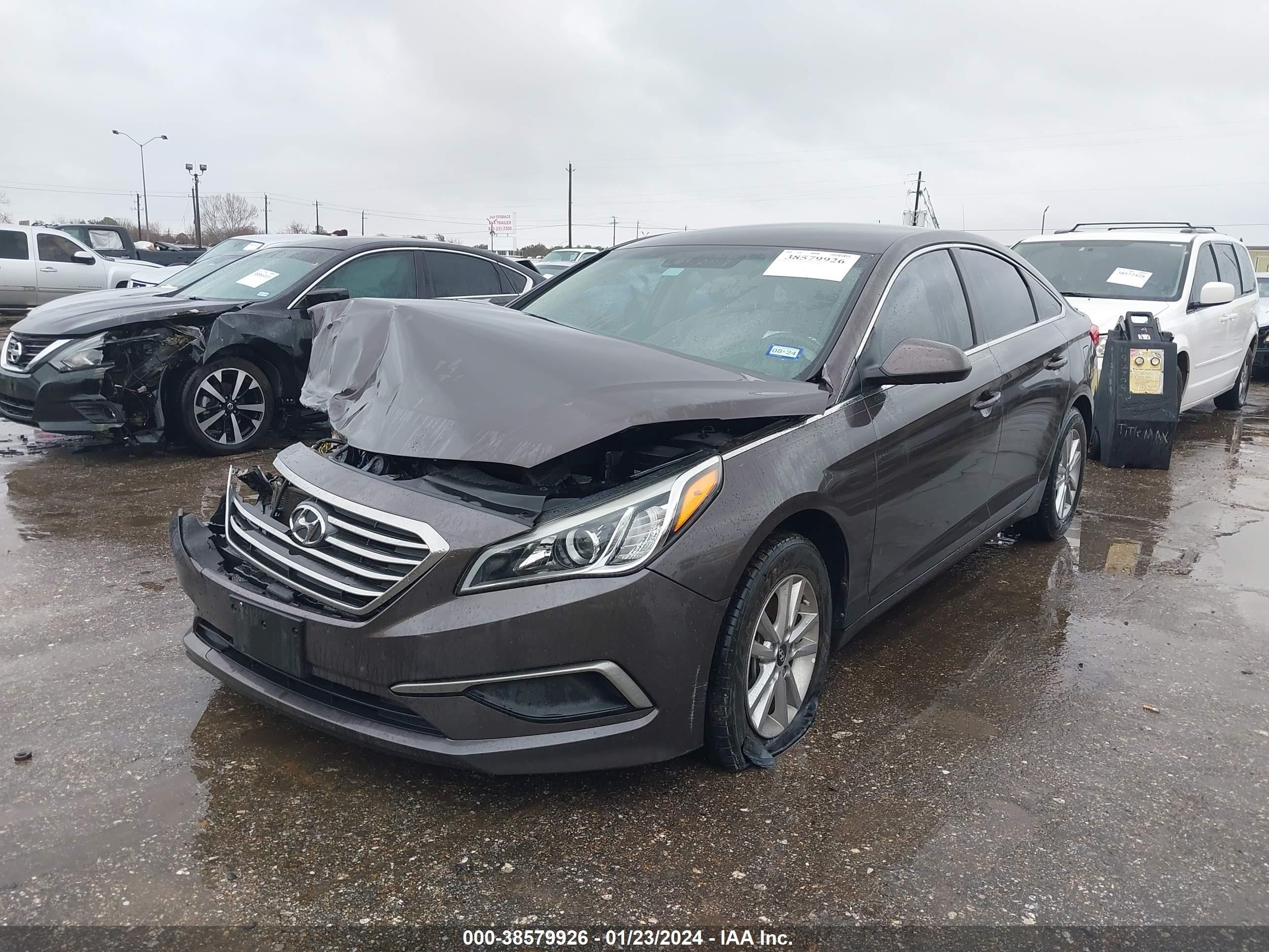 Photo 1 VIN: 5NPE24AF4GH413014 - HYUNDAI SONATA 