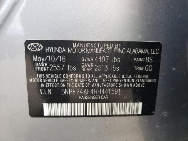 Photo 11 VIN: 5NPE24AF4HH441591 - HYUNDAI SONATA SE 