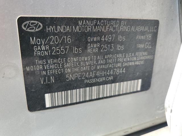 Photo 9 VIN: 5NPE24AF4HH447844 - HYUNDAI SONATA SE 