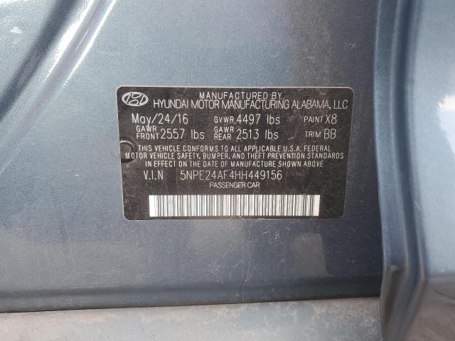 Photo 11 VIN: 5NPE24AF4HH449156 - HYUNDAI SONATA SE 