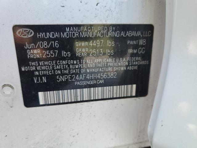 Photo 11 VIN: 5NPE24AF4HH456382 - HYUNDAI SONATA 