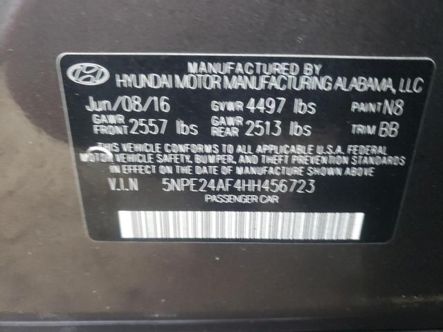 Photo 9 VIN: 5NPE24AF4HH456723 - HYUNDAI SONATA SE 