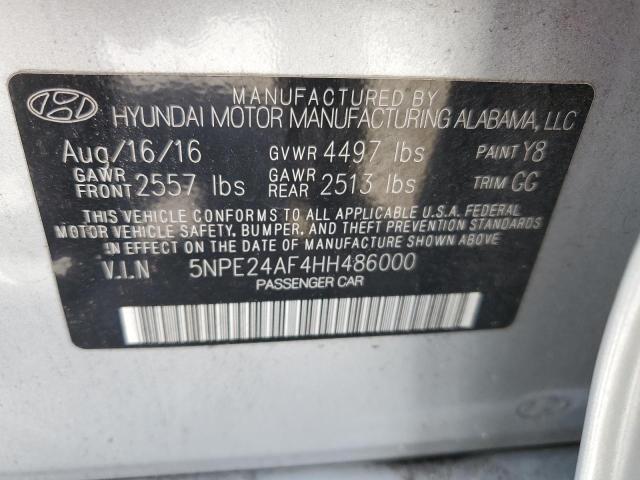 Photo 12 VIN: 5NPE24AF4HH486000 - HYUNDAI SONATA 