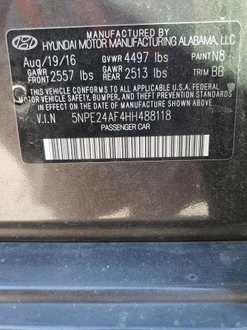 Photo 11 VIN: 5NPE24AF4HH488118 - HYUNDAI SONATA SE 