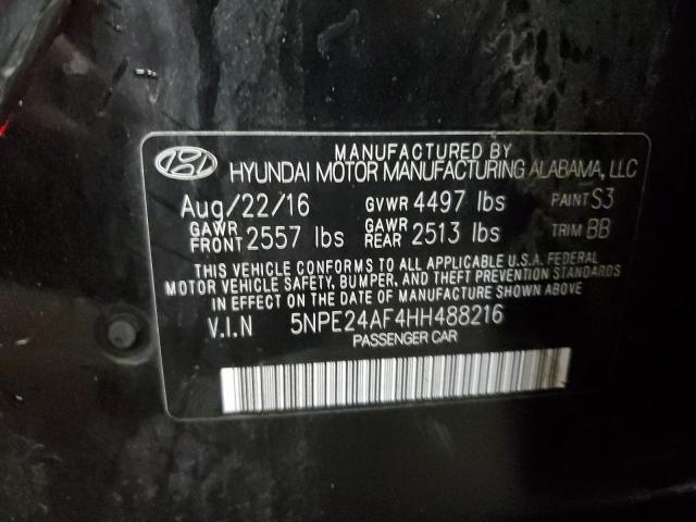 Photo 11 VIN: 5NPE24AF4HH488216 - HYUNDAI SONATA 