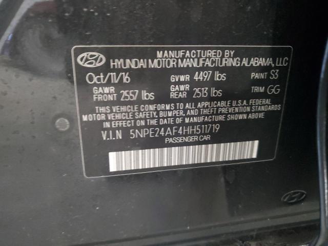 Photo 12 VIN: 5NPE24AF4HH511719 - HYUNDAI SONATA SE 